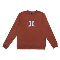 Moletom Hurley Careca Icon WT25 Masculino Marrom Moletom Hurley Careca Icon WT25 Masculino Marrom