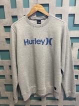 Moletom Hurley Careca One & Only Mescla Cinza