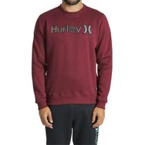Moletom Hurley Careca Sticker Masculino Vinho Moletom Hurley Careca Sticker Masculino Vinho