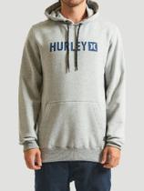 Moletom Hurley Fechado Square Cinza Moletom Hurley Fechado Square Cinza
