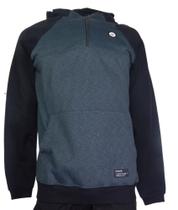 Moletom Hurley Max Runner Preto/azul