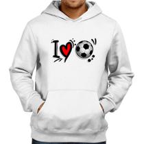 Moletom I Love Futebol - Foca na Moda Moletom I Love Futebol - Foca na Moda