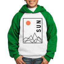 Moletom Infantil Abstract Sun - Foca na Moda