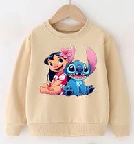 Moletom infantil algodão premium macio e super confortável