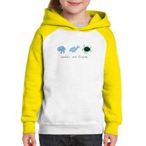 Moletom Infantil Animals are friends - Foca na Moda