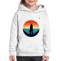 Moletom Infantil Astronomia Vintage Sunset - Foca na Moda
