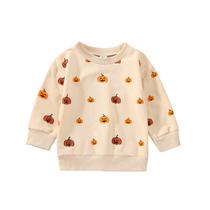 Moletom infantil Ayalinggo de abóbora de Halloween bege 1-2T