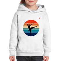Moletom Infantil Ballet Vintage Sunset - Foca na Moda