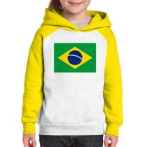 Moletom Infantil Bandeira Brasil - Foca na Moda
