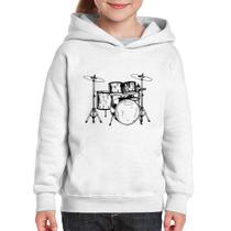 Moletom Infantil Bateria Música - Foca na Moda