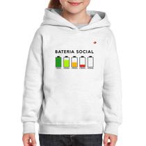 Moletom Infantil Bateria Social - Foca na Moda