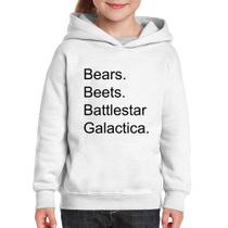 Moletom Infantil Bears. Beets. Battlestar Galactica. - Foca na Moda