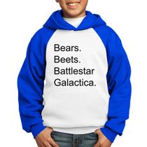 Moletom Infantil Bears. Beets. Battlestar Galactica. - Foca na Moda