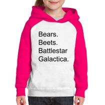 Moletom Infantil Bears. Beets. Battlestar Galactica. - Foca na Moda