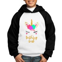 Moletom Infantil Birthday Girl - Foca na Moda