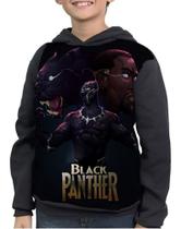 Moletom Infantil Black Panther Pantera Negra