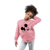 Moletom Infantil Blusa De Frio Peluciado Premium Mickey