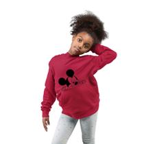 Moletom Infantil Blusa De Frio Peluciado Premium Mickey