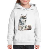 Moletom Infantil Cachorro Husky Siberiano - Foca na Moda