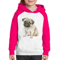 Moletom Infantil Cachorro Pug - Foca na Moda