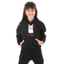 Moletom Infantil Canguru Menina Lhama Benellys Benellys