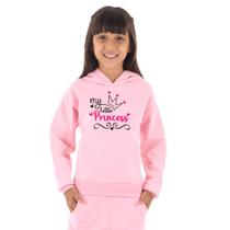 Moletom Infantil Canguru Menina Princesa Benellys