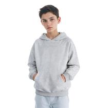 Moletom Infantil Canguru Menino Algodão Capuz Bolso Frontal