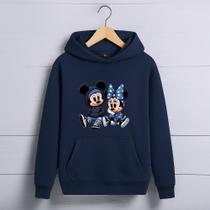 Moletom Infantil Canguru Mickey Minnie Criança Menino Menina Agasalho Moletom Infantil Canguru Mickey Minnie Criança Menino Menina Agasalho