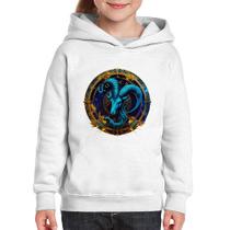 Moletom Infantil Capricórnio Sígno - Foca na Moda