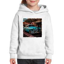Moletom Infantil Carro clássico azul - Foca na Moda