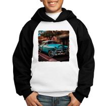 Moletom Infantil Carro clássico azul - Foca na Moda