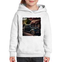 Moletom Infantil Carro vintage na cidade - Foca na Moda