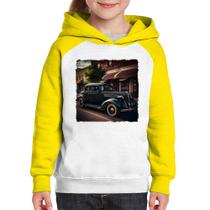 Moletom Infantil Carro vintage na cidade - Foca na Moda