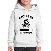 Moletom Infantil Ciclista em formação - Foca na Moda