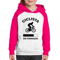 Moletom Infantil Ciclista em formação - Foca na Moda