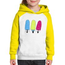 Moletom Infantil Colorfull Icecreams - Foca na Moda