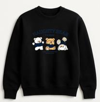 Moletom infantil com toque suave de algodão macio Moletom infantil com toque suave de algodão macio