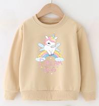 Moletom infantil com toque suave de algodão macio premium Moletom infantil com toque suave de algodão macio premium