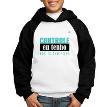 Moletom Infantil Controle eu tenho, mas tá sem pilha - Foca na Moda
