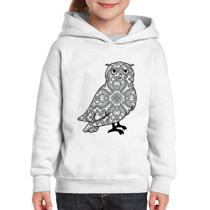 Moletom Infantil Coruja Mandala - Foca na Moda