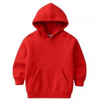 Moletom Infantil Criança Blusa De Frio Casaco Com Capuz Idade 2 a 16 Anos Varias Cores