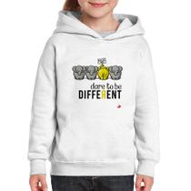 Moletom Infantil Dare to be different - Foca na Moda