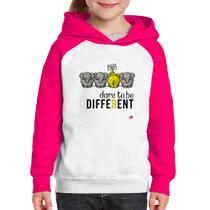 Moletom Infantil Dare to be different - Foca na Moda