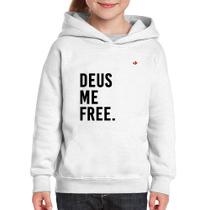 Moletom Infantil Deus me free - Foca na Moda