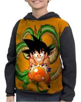 Moletom Infantil Dragon Ball Son Goku Kakarotto Kid