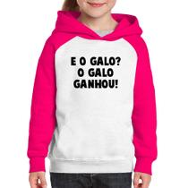 Moletom Infantil E o galo O galo ganhou! - Foca na Moda