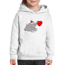 Moletom Infantil Elefante Noel - Foca na Moda