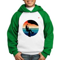 Moletom Infantil Escalada Vintage Sunset - Foca na Moda