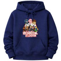 Moletom Infantil Estilo Roblox Gamer Battle Royale Blusa Canguru Com Capuz