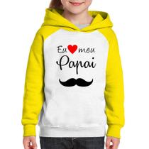 Moletom Infantil Eu amo meu papai - Foca na Moda